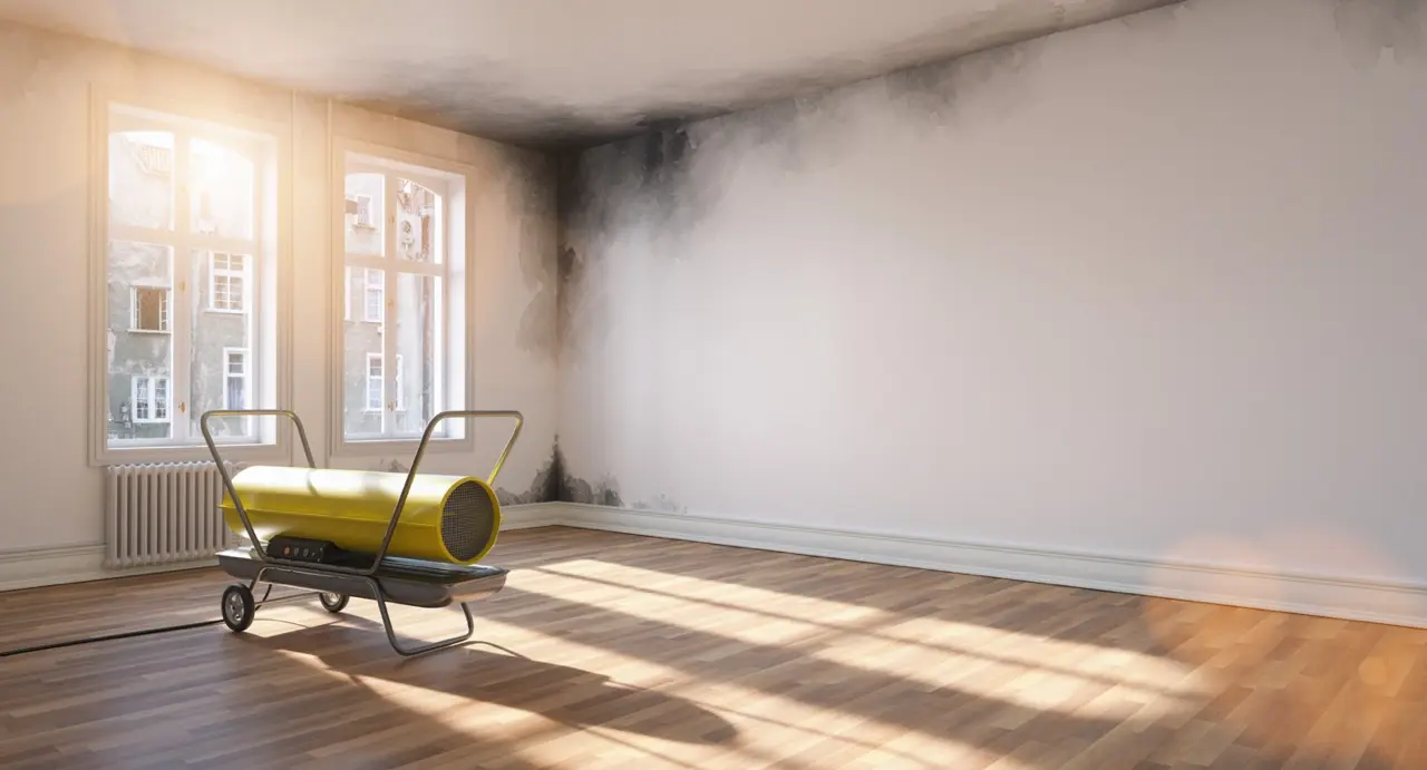 Rental unit rendered uninhabitable by water damage during drying and restoration